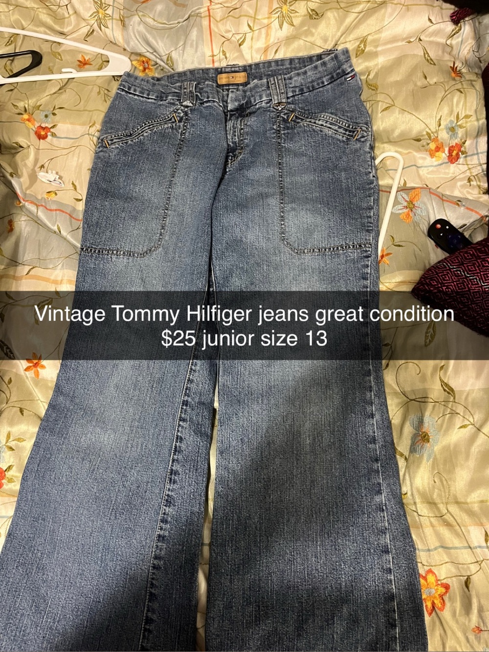 Tommy Hilfiger Light Blue Wide Leg Jeans
